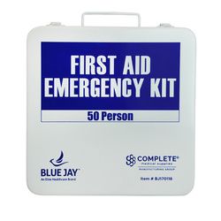 First Aid Kit 50 Person in a Metal Case