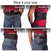 Belly Band Holster Concealed Carry Gun Wrap Holster Elastic Waist Large Pistol