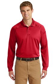 CornerStone Select Long Sleeve Snag-Proof Tactical Polo CS410LS (Color: Red)