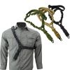 Tactical Single Point Harness Rope; Sling Nylon Adjustable Shoulder Strap; Suitable For Outdoor Rock Climbing; Hunting Sports