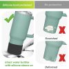 2Pcs Silicone Boot for Water Bottle Protective Water Bottle Bottom Sleeve Cover